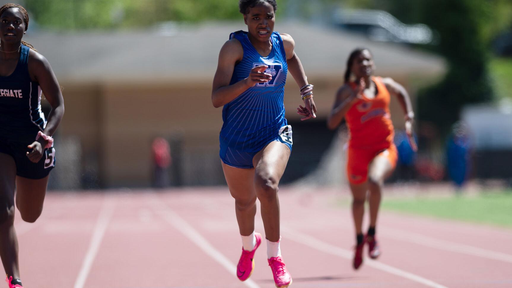 Westminster's Burdine continues to burn up the track